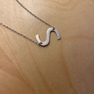 Sterling Silver Initial Necklace